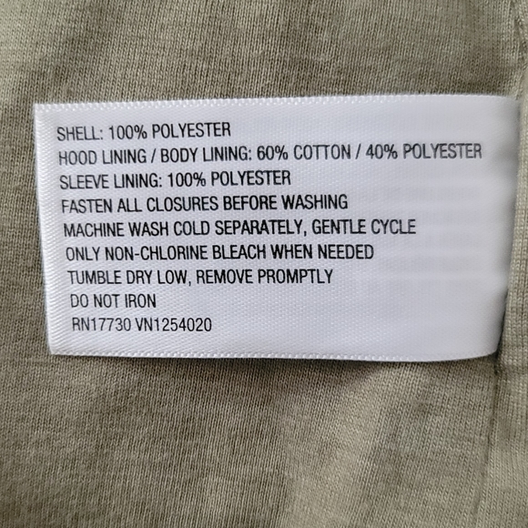 MOSSIMO SUPPLY CO Zip Up Multicolor Print Hooded Windbreaker Jacket Women's L - Picture 7 of 11